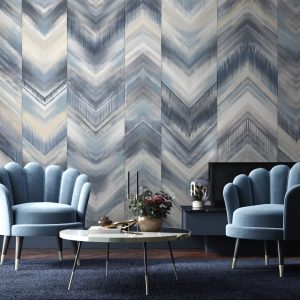 Modern Chevron Pattern Wallpaper Mural
