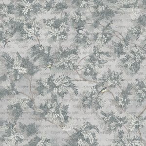 Verdant Canopy with Songbirds Botanical Wallpaper Mural