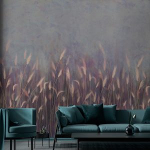 Serene Reed Grass Wallpaper Mural Soft Neutral Tones