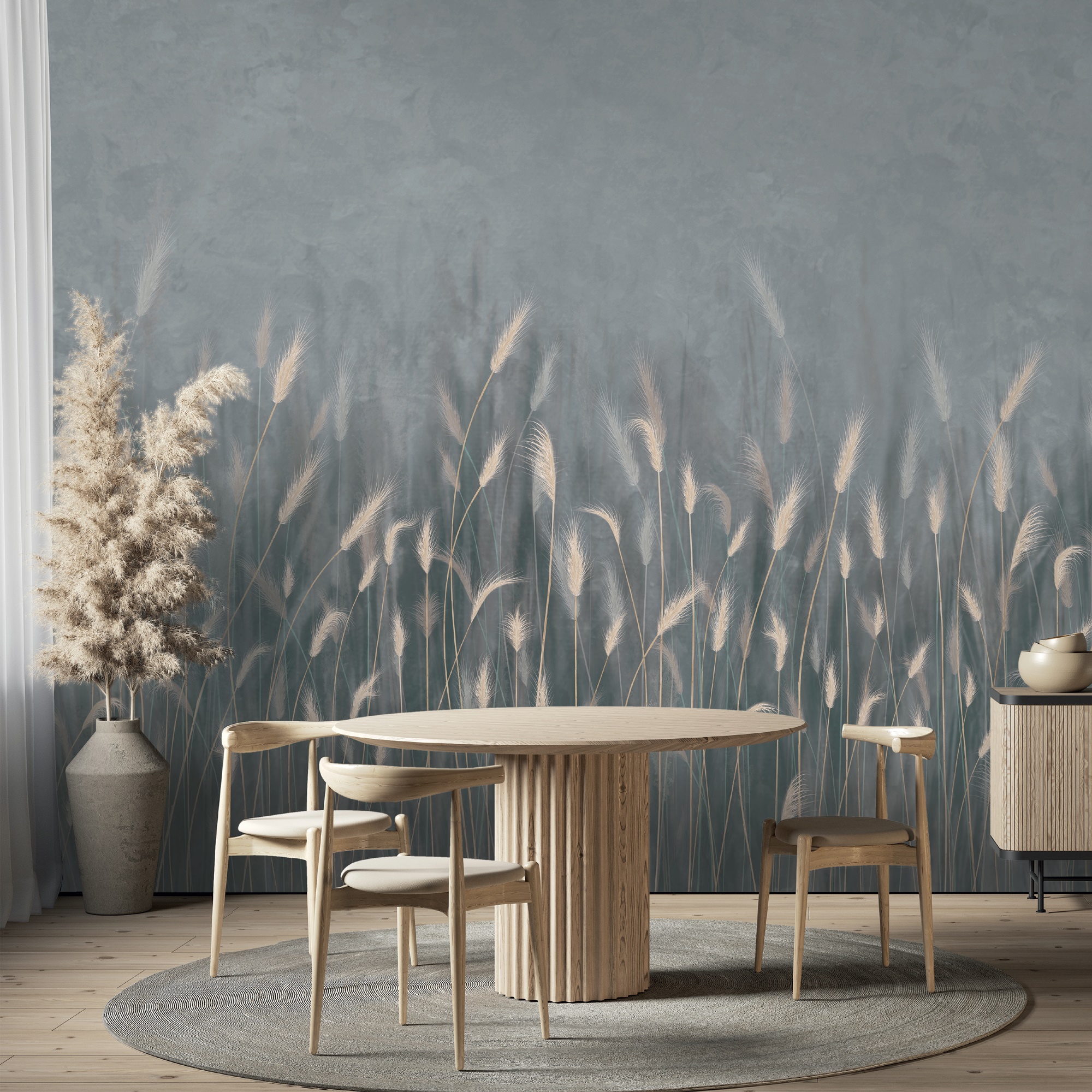 Serene Reed Grass Wallpaper Mural Soft Neutral Tones 14 Serene Reed Grass Wallpaper Mural Soft Neutral Tones