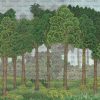 Serene Greenery and Blooming Trees Wallpaper Mural