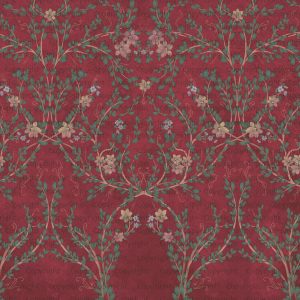 Vintage Branches Soft Blue Blooms Pattern Wallpaper Mural