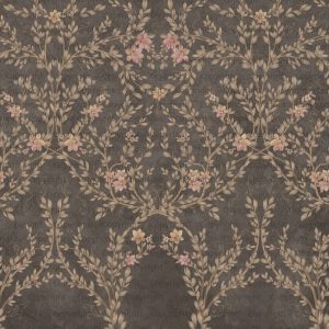 Vintage Branches Soft Blue Blooms Pattern Wallpaper Mural