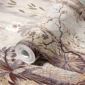 Mystical Tropical Rainforest Floral Wallpaper Mural