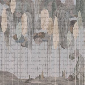 Enchanted Hanging Botanical Elements Wallpaper Mural