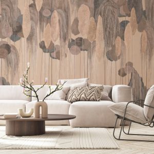 Enchanted Hanging Botanical Elements Wallpaper Mural