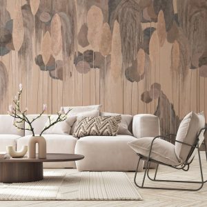 Enchanted Hanging Botanical Elements Wallpaper Mural