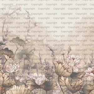 Tranquil Lotus Pond, Soft Botanical Wallpaper Mural