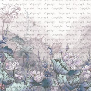 Tranquil Lotus Pond, Soft Botanical Wallpaper Mural