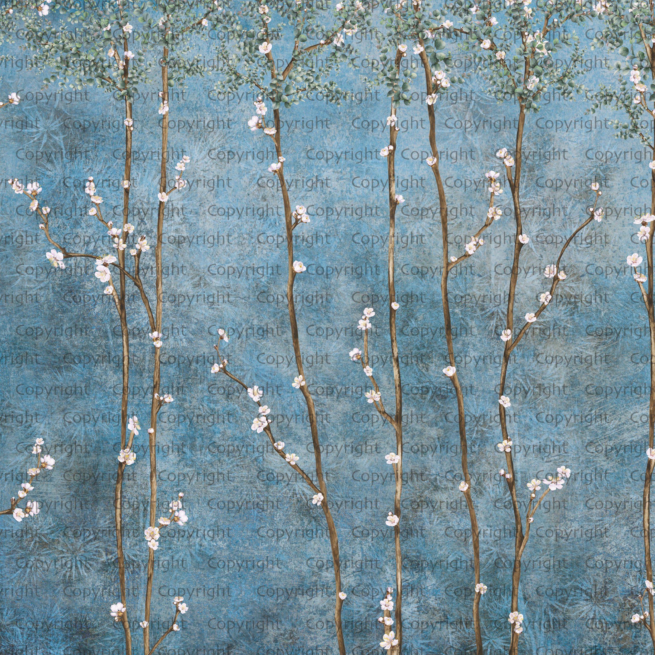 Elegant Cherry Blossom Wallpaper Mural 1 Elegant Cherry Blossom Wallpaper Mural