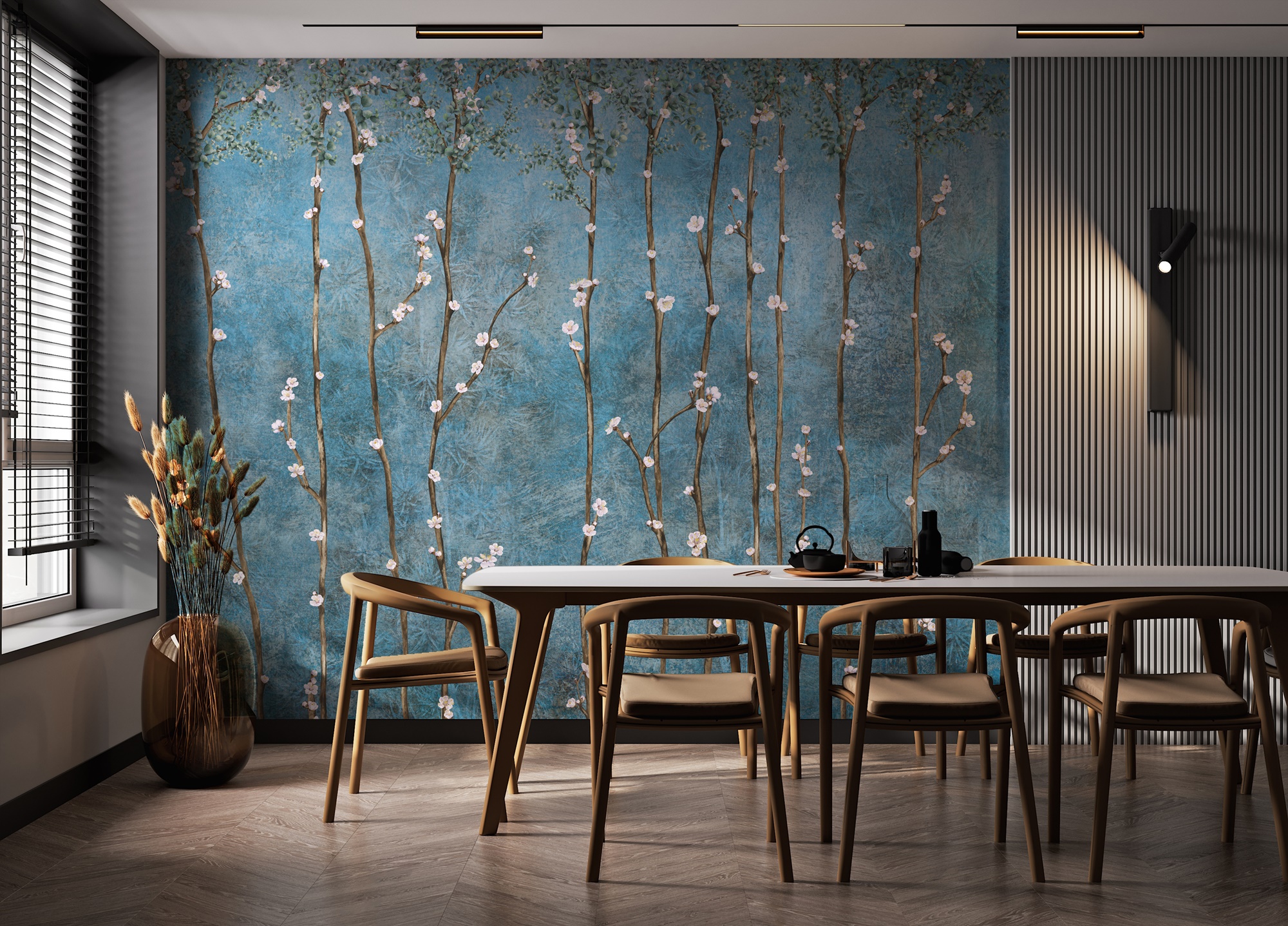 Elegant Cherry Blossom Wallpaper Mural 2 Elegant Cherry Blossom Wallpaper Mural