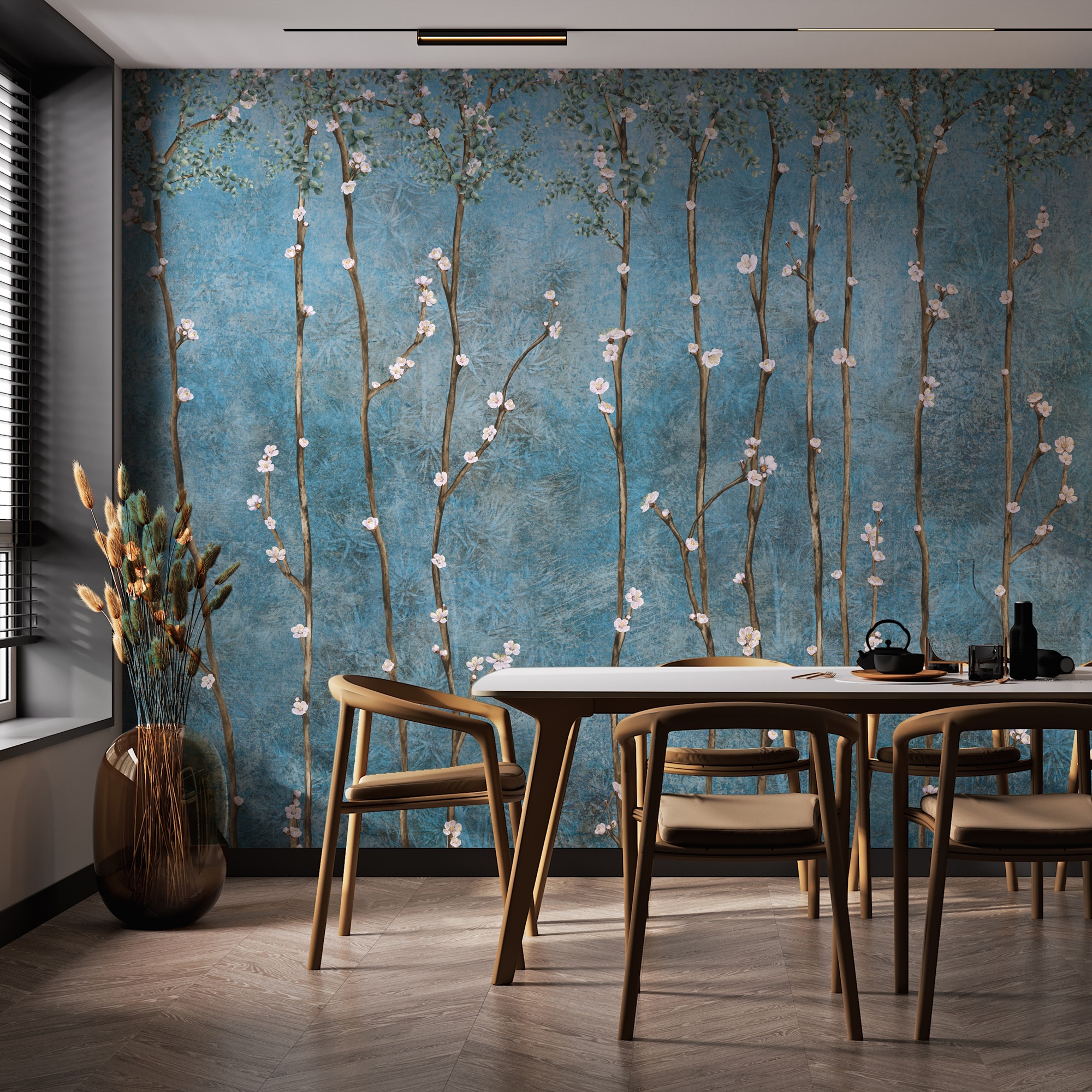 Elegant Cherry Blossom Wallpaper Mural 4 Elegant Cherry Blossom Wallpaper Mural