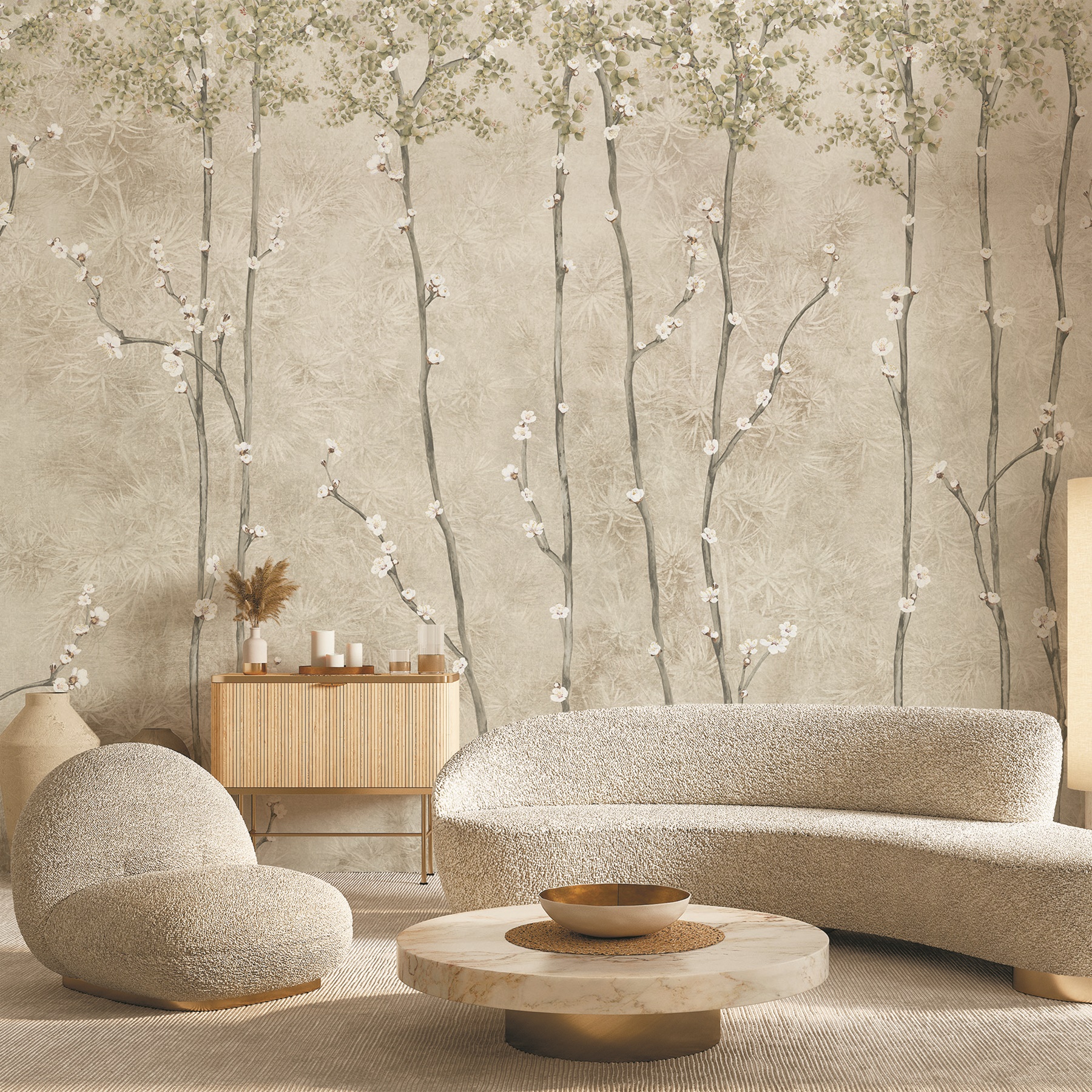 Elegant Cherry Blossom Wallpaper Mural 6 Elegant Cherry Blossom Wallpaper Mural