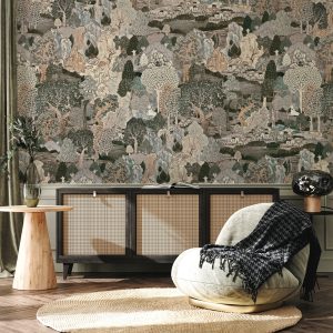 Vintage Woodland Tapestry Wallpaper Mural