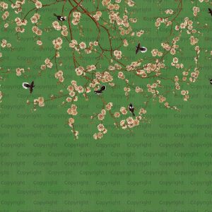 Blooming Cherry Blossoms Chinoiserie Wallpaper Mural