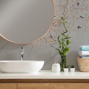 Blooming Cherry Blossoms Chinoiserie Wallpaper Mural