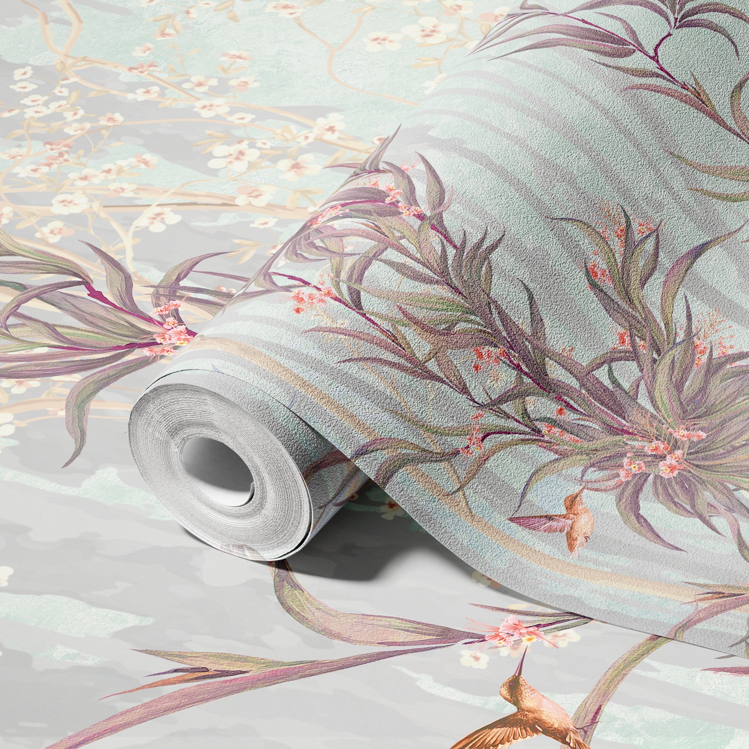 Delicate Wildflowers, Elegant Botanical Wallpaper Mural 3 Delicate Wildflowers, Elegant Botanical Wallpaper Mural