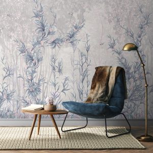 Delicate Wildflowers, Elegant Botanical Wallpaper Mural