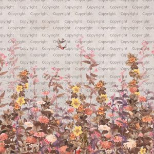 Modern Abstract Village Nightscape Wallpaper Mural