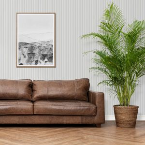 Chevron Basket Weave Timeless Quilted Feel Jute Design Wallpaper
