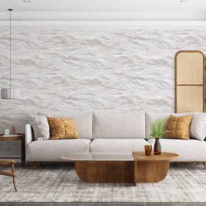 Nature Inspired Modern Stone Marble Look Wallpaper