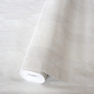 Contemporary Embossed Geometric Shapes Wallpaper