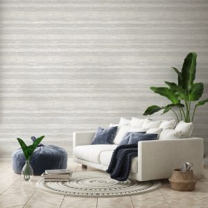 Shiny Horizontal Striped Luxury Glossy Wallpaper