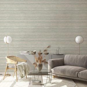 Shiny Horizontal Striped Luxury Glossy Wallpaper