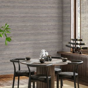 Shiny Horizontal Striped Luxury Glossy Wallpaper