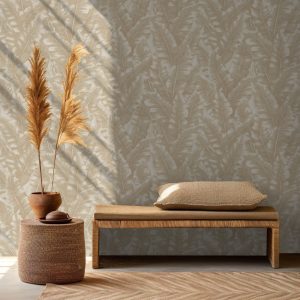 Botanical Exotic Plants Luxury Leaf Pattern Tropical Wallpaper