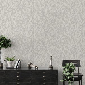 Abstract Metallic Accents Glam Solid Color Wallpaper
