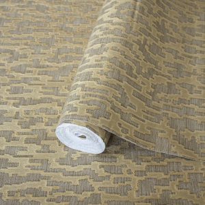 Abstract Metallic Accents Glam Solid Color Wallpaper