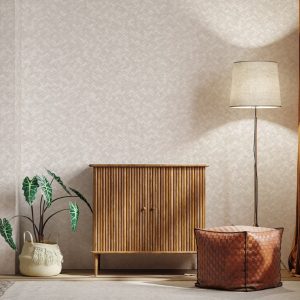Braided Geometric Pattern Jute Basket Weave Chevron Wallpaper