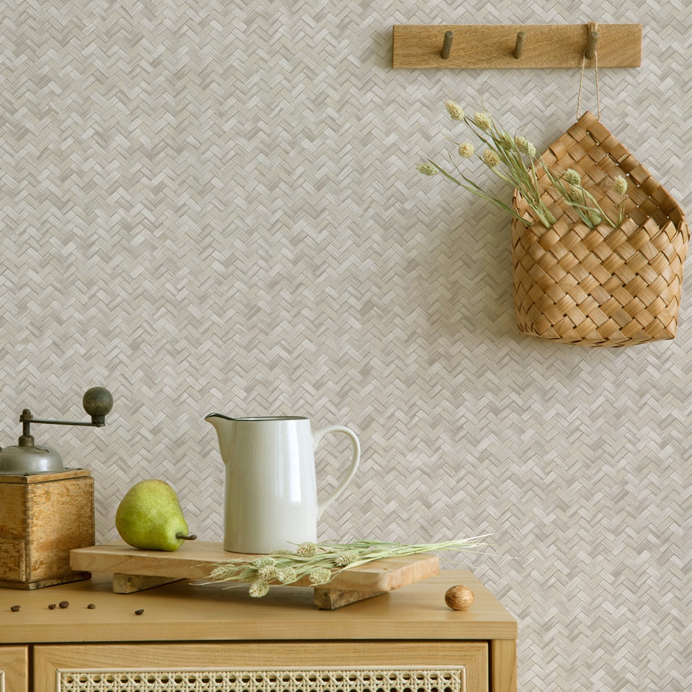 Braided Geometric Pattern Jute Basket Weave Chevron Wallpaper 8 Braided Geometric Pattern Jute Basket Weave Chevron Wallpaper