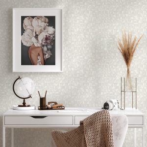 Asymmetrical Design Shimmering Geometric Shapes Wallpaper