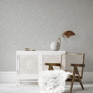 Asymmetrical Design Shimmering Geometric Shapes Wallpaper