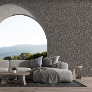 Asymmetrical Design Shimmering Geometric Shapes Wallpaper