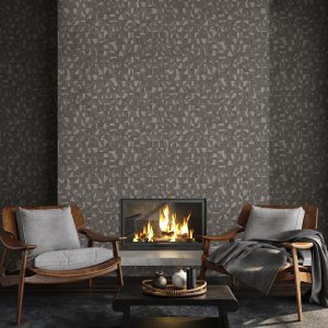 Asymmetrical Design Shimmering Geometric Shapes Wallpaper