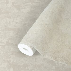 Shiny Rustic Aged Distressed Metallic Wallpaper