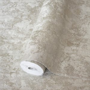 Shiny Rustic Aged Distressed Metallic Wallpaper