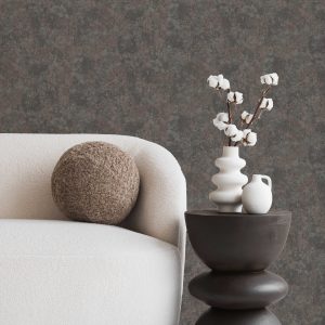 Shiny Rustic Aged Distressed Metallic Wallpaper
